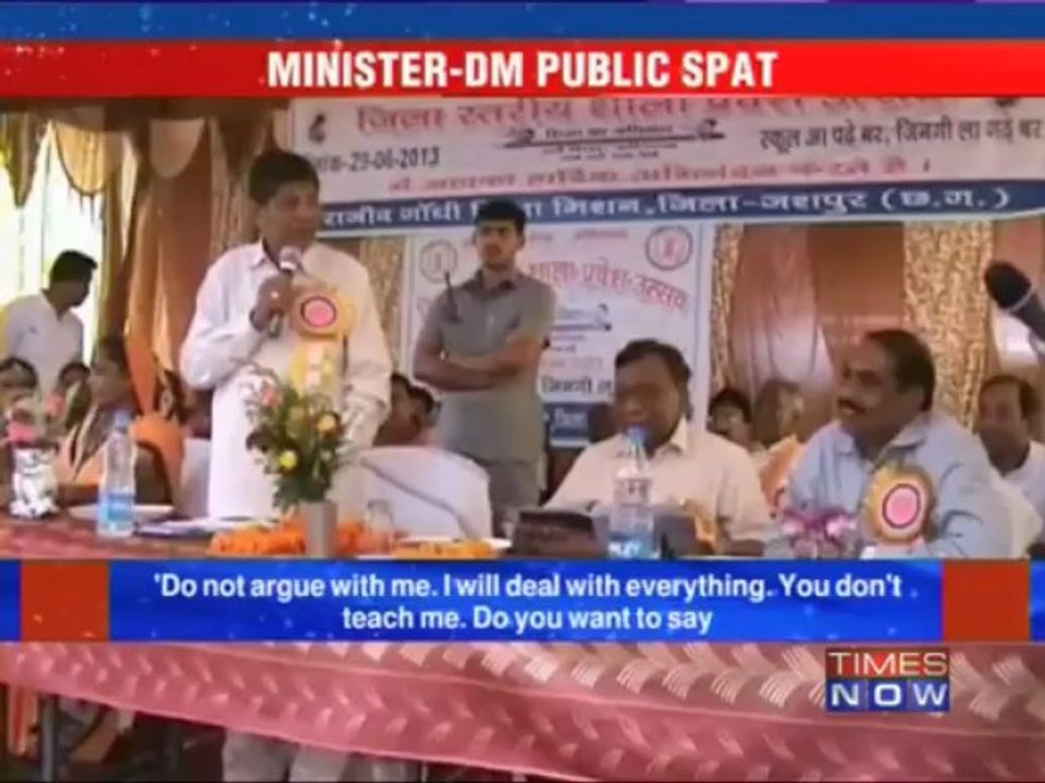 Chhattisgarh Min snubs DM