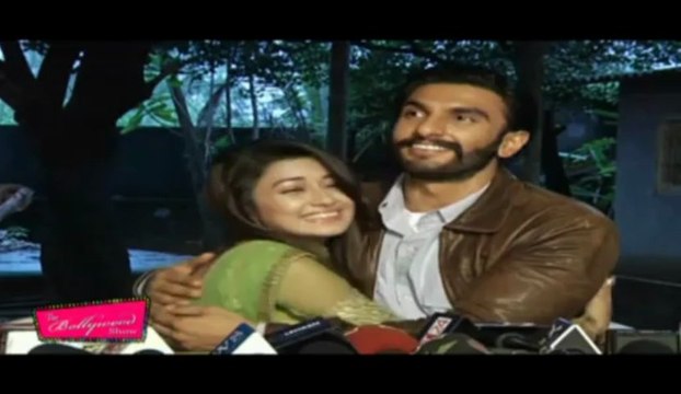 Tina Dutta hugs Ranveer Singh