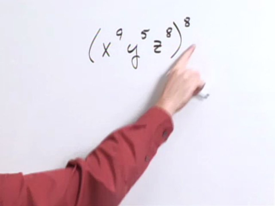 Rules for Exponents