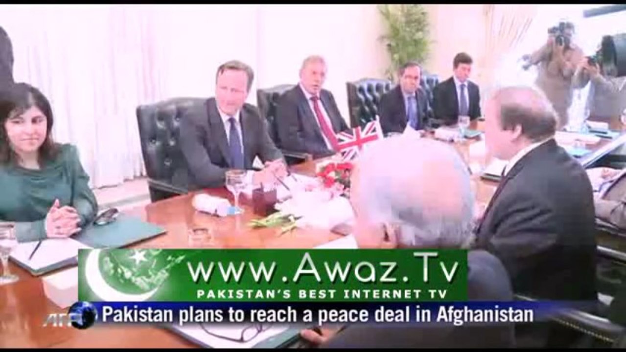 Pakistan tells British PM it backs Afghan peace efforts