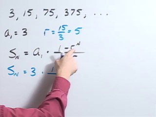 Finding Tenth Partial Sum of Given Geometric Sequence