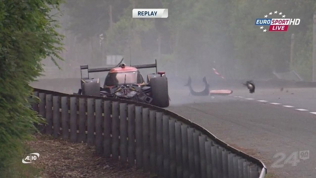 24H LEMANS 2013 Belicchi restart BIG crash