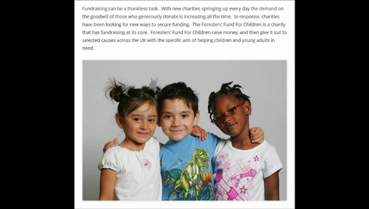 Foresters Fund For Children - Helping UK children