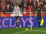 Arteta Assist v Fulham (Podolski Goal)