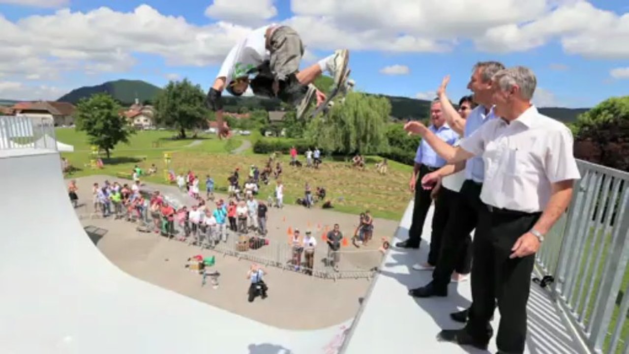 Inauguration du skate park - Vidéo Dailymotion