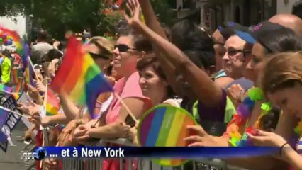 Etats-Unis: la gay pride célèbre la décision de la Cour suprême
