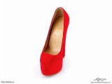 KOKETKA BOUTIQUE - новая коллекция обуви, красные замшевые туфли Cristian Louboutin