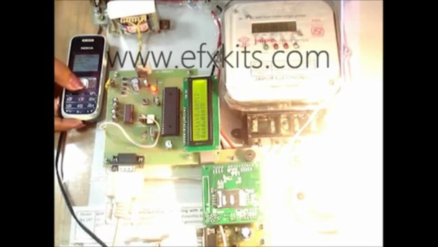 GSM Based Monthly Energy Meter Billing via SMS - Engineering Projects
