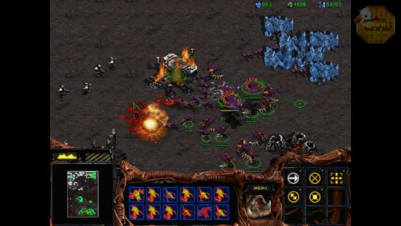 Starcraft Walkthrough FR Campagne Zerg - Mission 3 - Le nouvel Empire