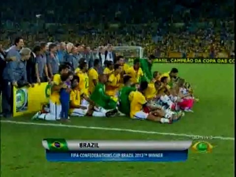Brasil 3 x 0 Espanha - (6/6) Copa das Confederações -Premiação - 30/06/2013
