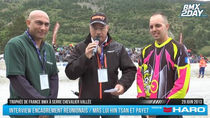 Interview Encadrement Réunionais Trophée de France BMx Serre Chevalier 2013