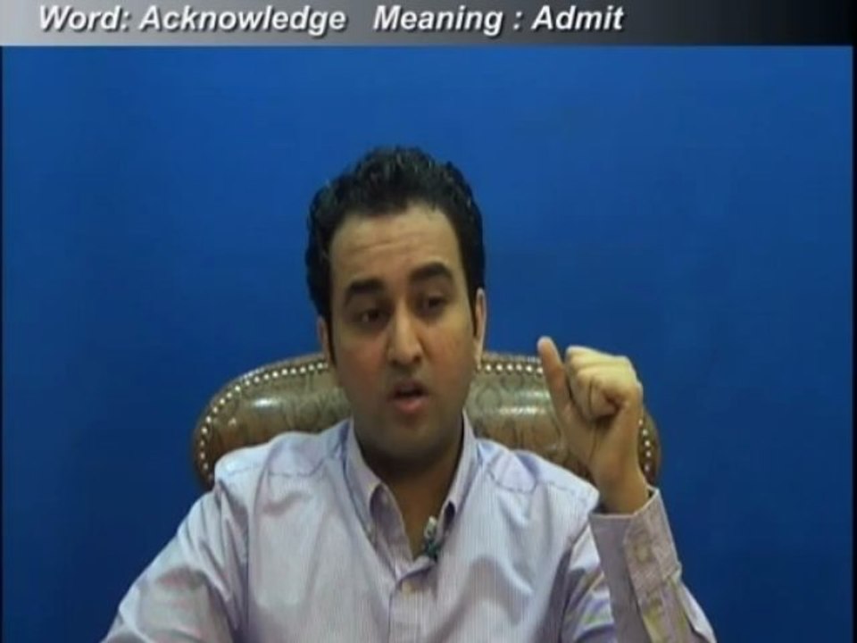 CAFELS (Basic English): Acknowledge Meaning and Sentence in Urdu/Hindi-Canada Qualified
