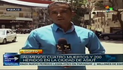 Al menos cuatro muertos y 200 heridos en manifestaciones en Egipto