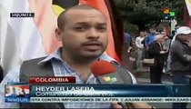 Marcha comunidad LGBT colombiana a favor de sus derechos ciudadanos