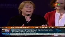 Gana Bachelet las primarias chilenas por el Pacto Nueva Mayoría