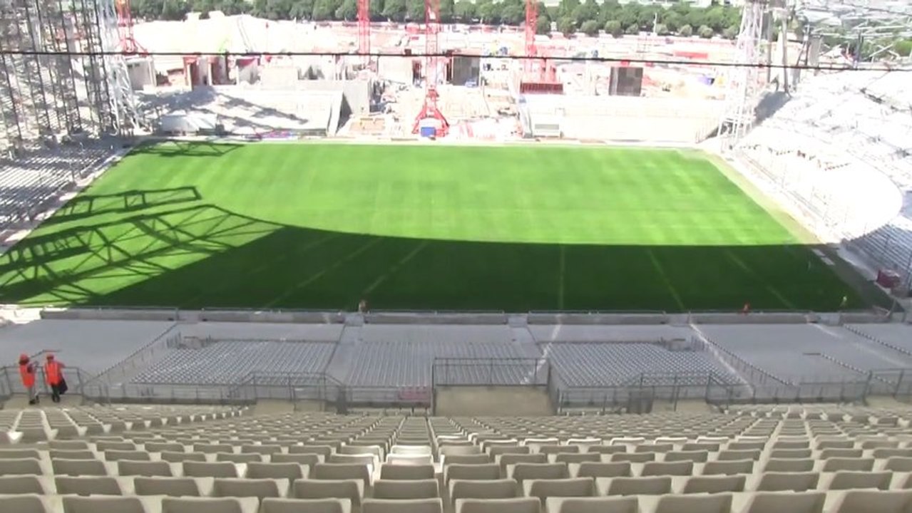 Visite du chantier du Stade Vélodrome