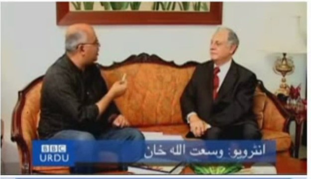 Captain (R) Gohar Ayub Khan with Wusatullah Khan in BBC