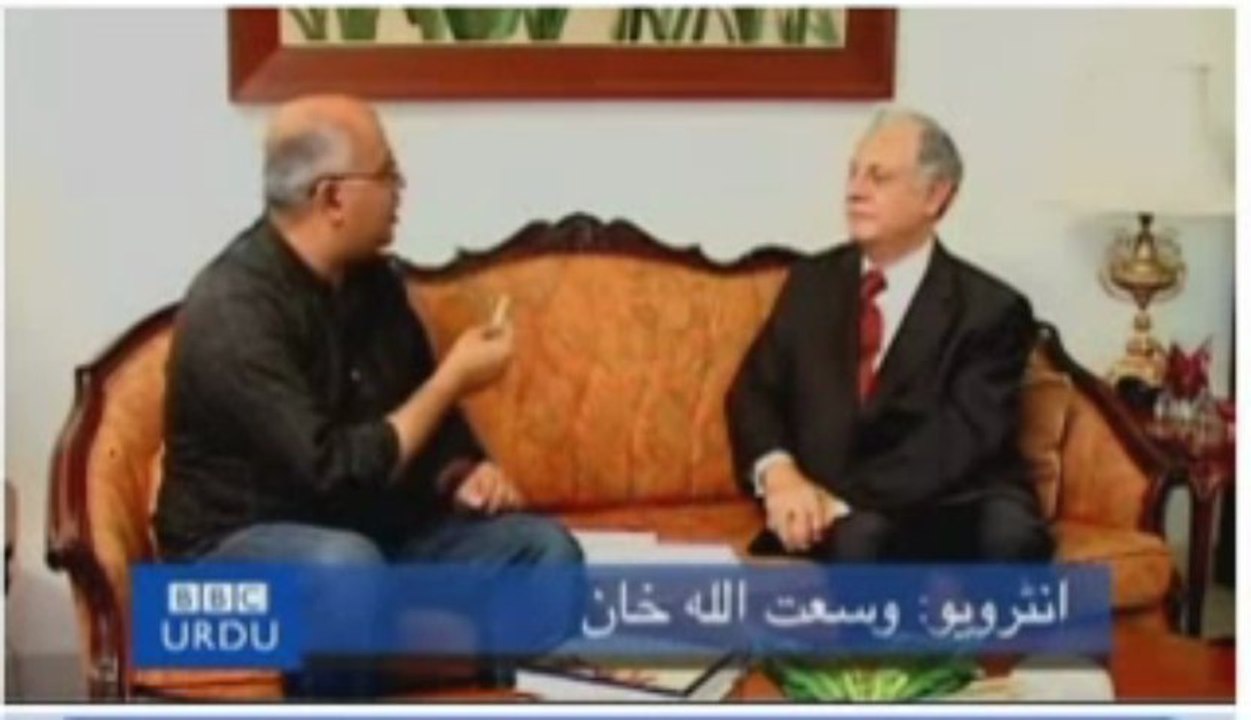 Captain (R) Gohar Ayub Khan with Wusatullah Khan in BBC