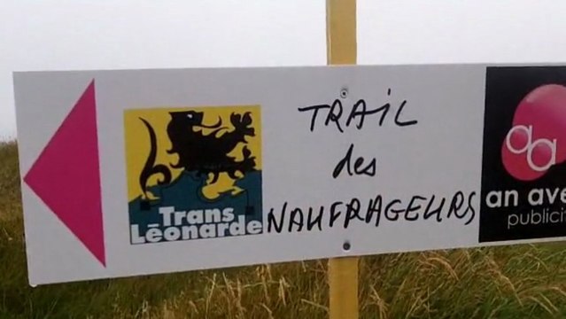 trail des naufrageurs 2013 marathon du finistère Transléonarde avec mario et son petit vélo
