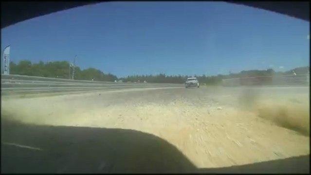 Rallycross Lavaré 2013 Jonathan Pailler 3éme manche vue arriére