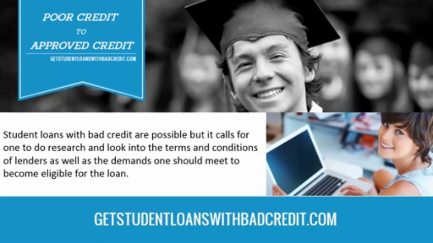 Do banks offer student loans with bad credit