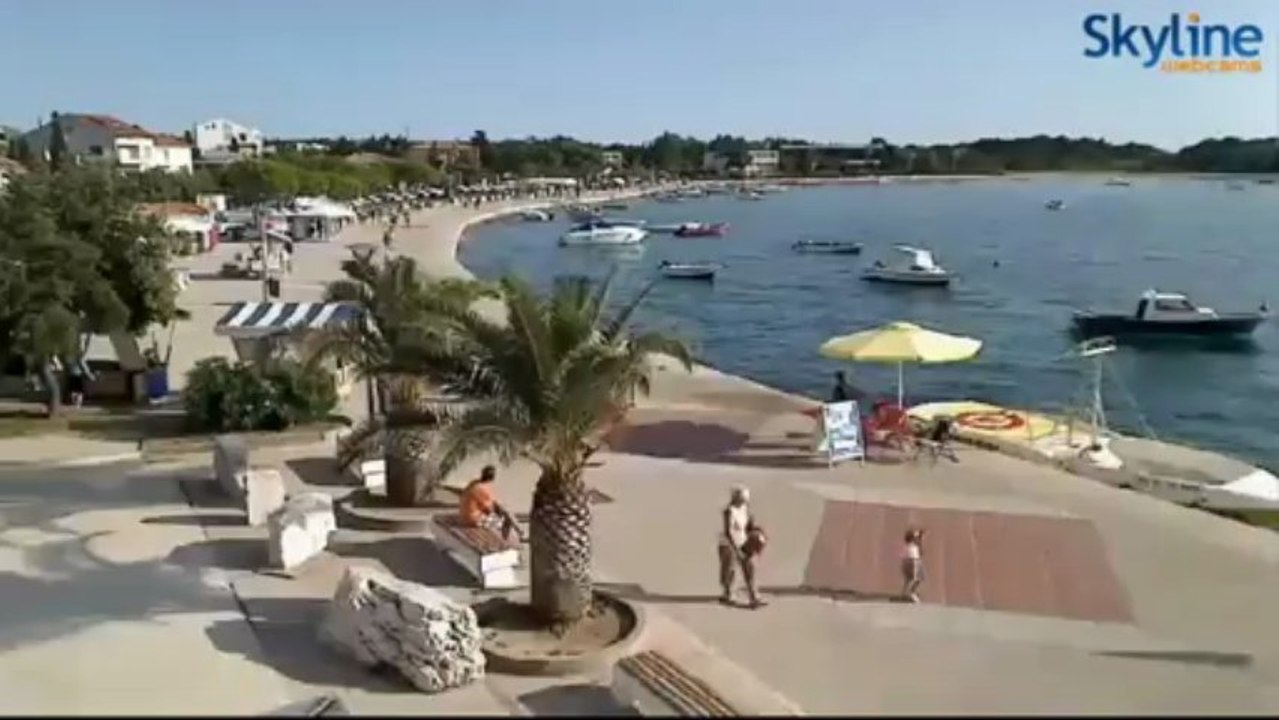 Novalja seaside promenade 30-6-2013