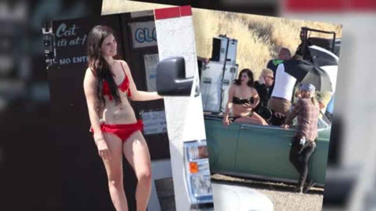 Lana Del Rey Shoots Short Film 'Tropico' in Los Angeles