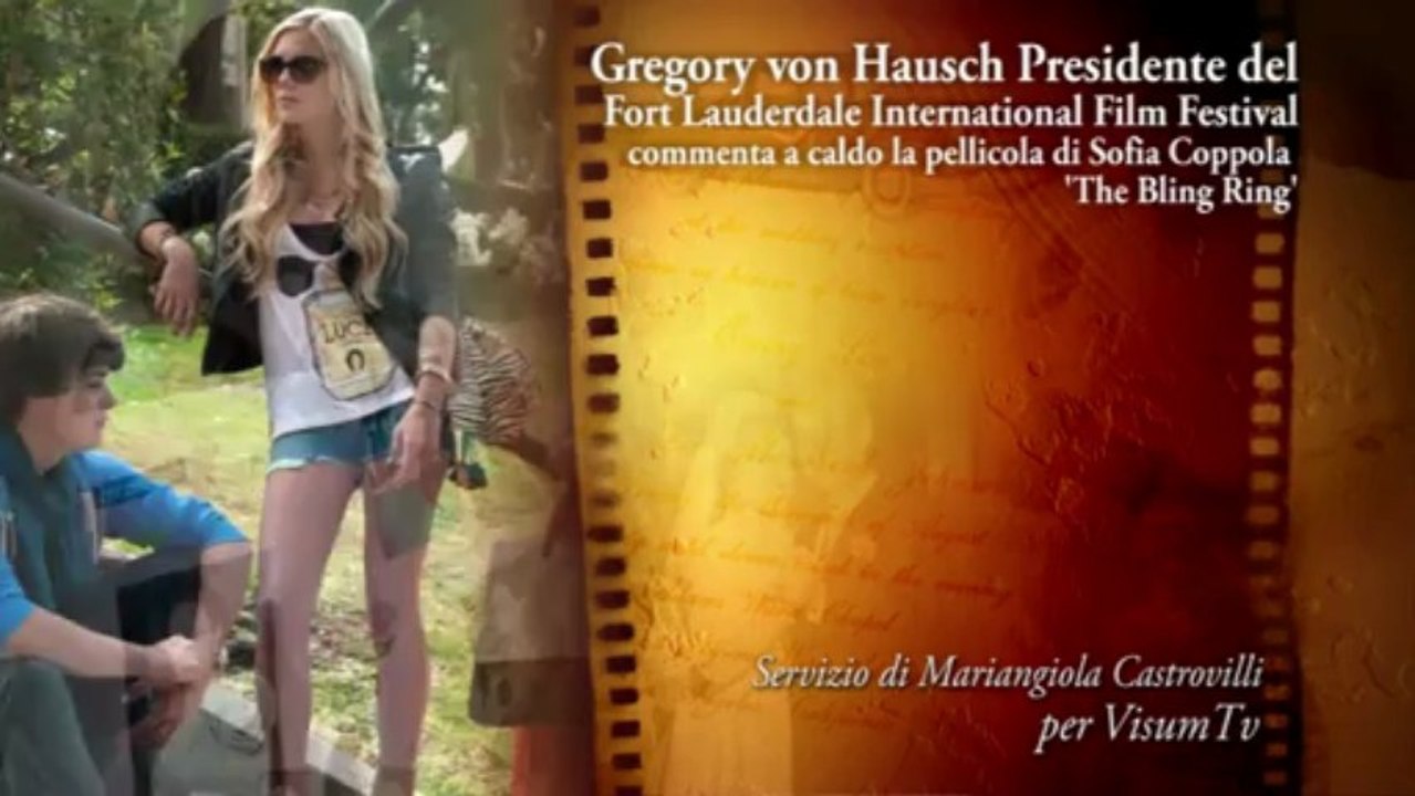 Gregory von Hausch dopo la proiezione di 'The Bling Ring' di Sofia Coppola