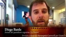 Cannes 66 - Palma d'Oro con l'inviato del quotidiano argentino 'La Nation',Diego Battle