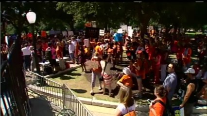 Projeto sobre aborto no Texas provoca protestos