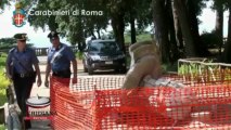Sfregiarono la fontana seicentesca di Villa Torlonia, fermati i due vandali di Frascati