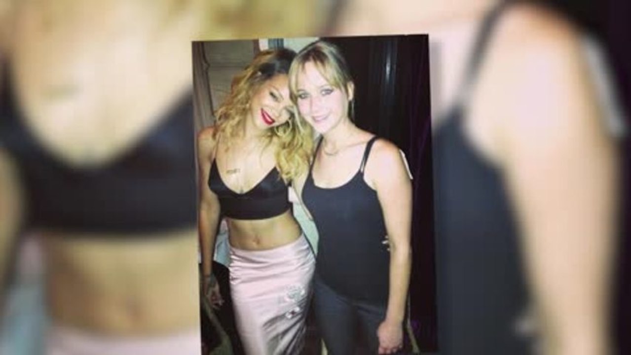 New BFF Alert! Rihanna Bumps Into Jennifer Lawrence