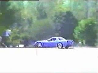 Corvette Accident - Stupid Driver