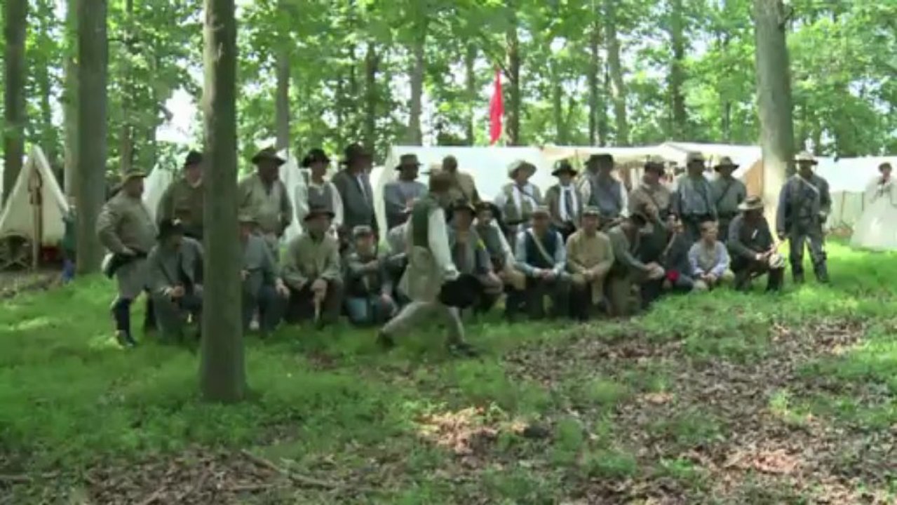 USA spielen Schlacht von Gettysburg vor 150 Jahren nach