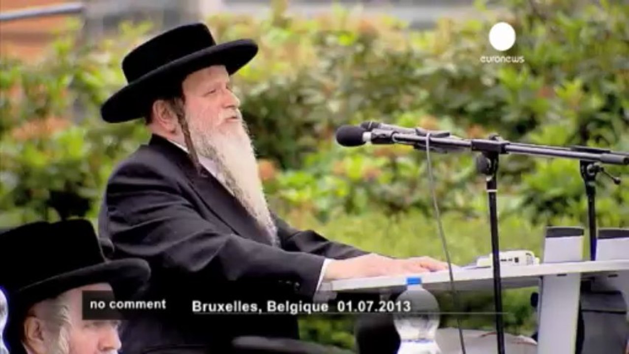 Manifestation de juifs orthodoxes à Bruxelles - no comment