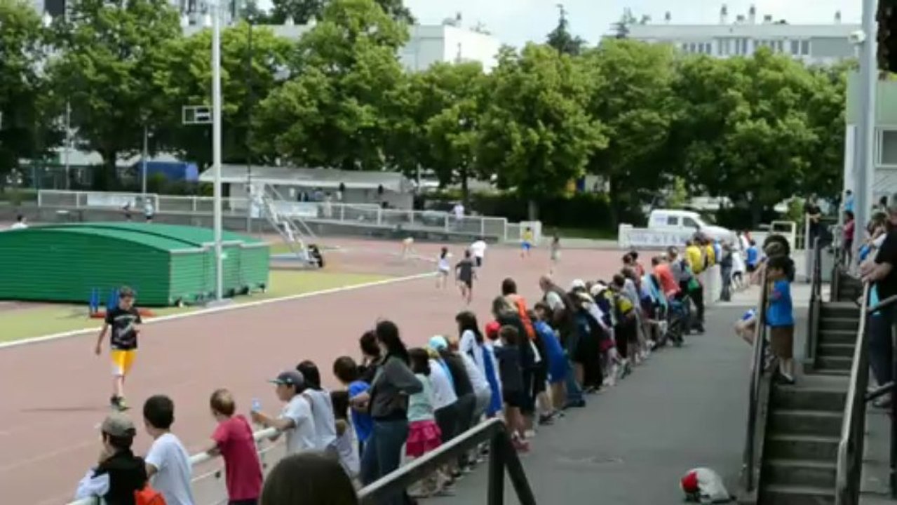 Meeting départemental d'athlétisme USEP à La Roche sur Yon (85) 26 juin 2013