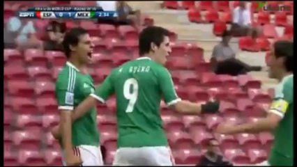 España 0-1 México (Gol de González) MUNDIAL SUB-20