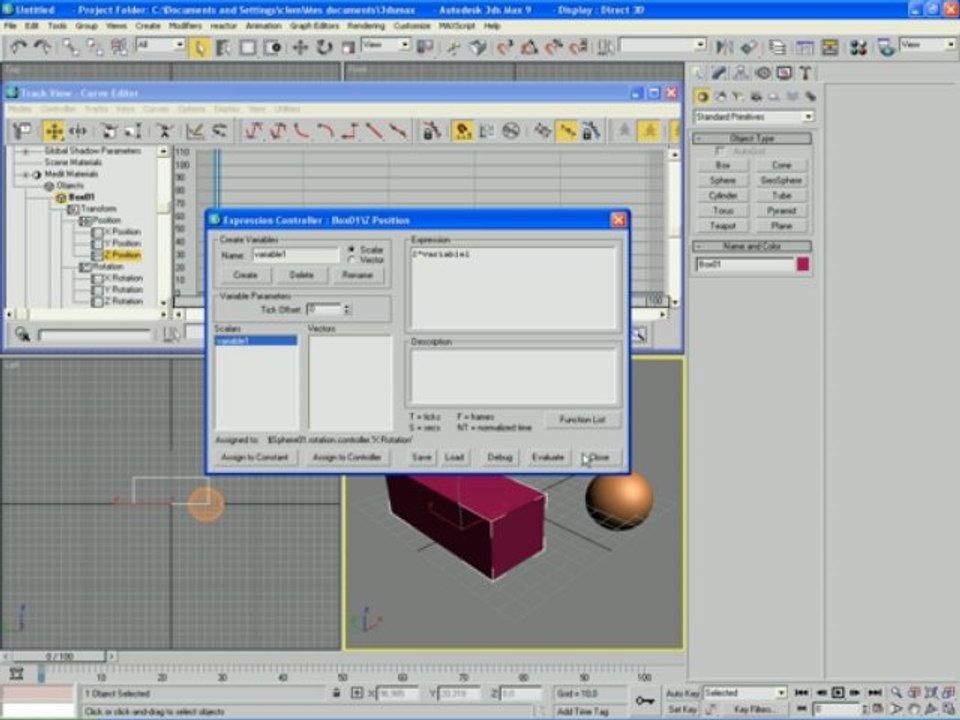 Exercice18 : Assigner un contrôleur (control d'un objet par un objet)