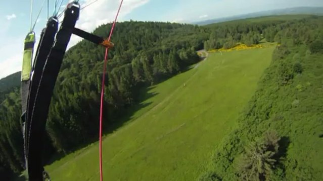 Deux vols en parapentes depuis le Puy-de-Dôme - 02/07/2013