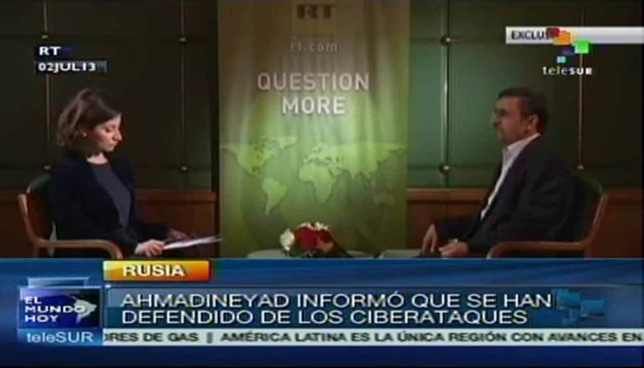 Ahmadineyad: Irán se ha defendido de ciberataques estadounidenses