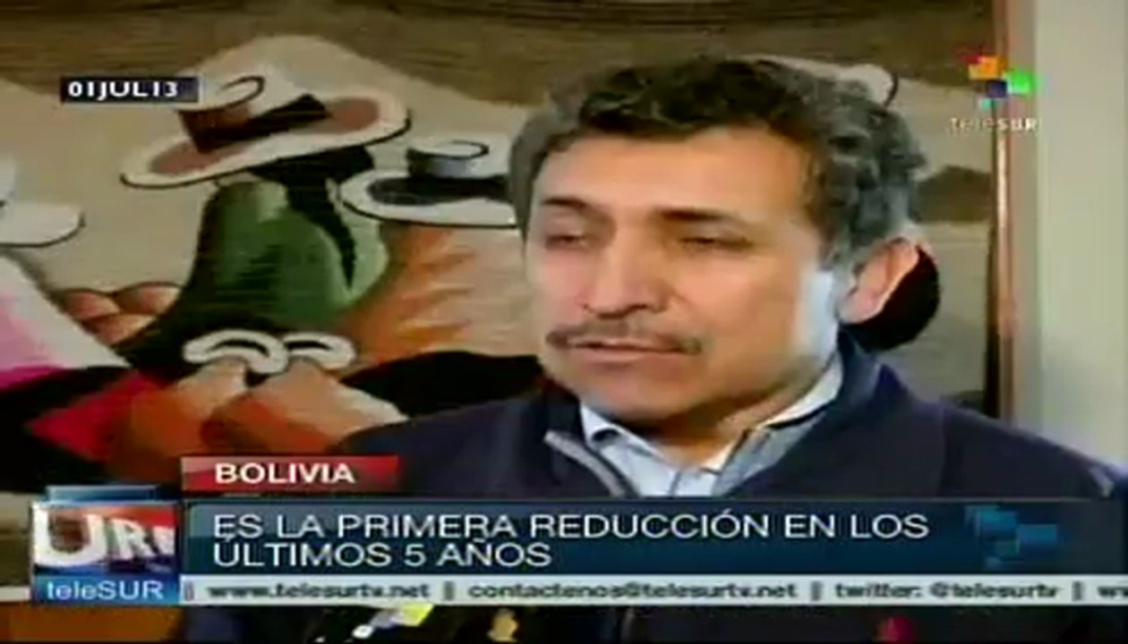Baja de productos minerales en Bolivia es transitoria