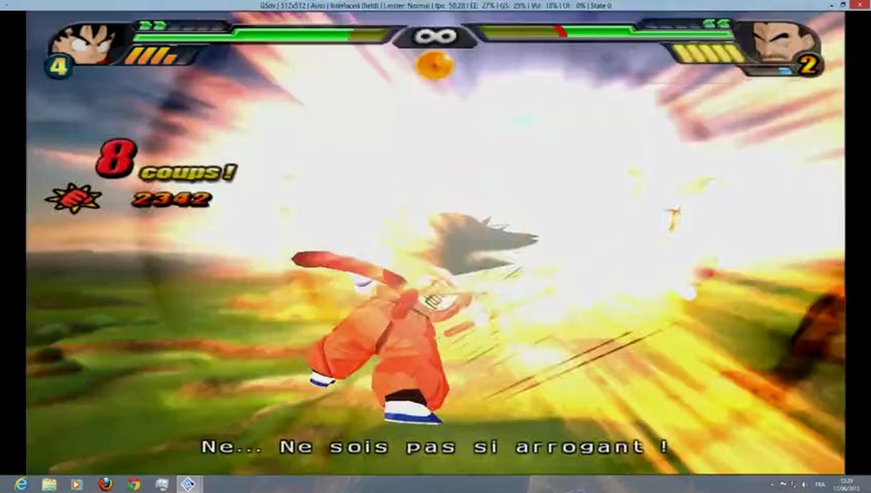 PCSX2 1.1.05560(svn) Budokaï Tenkaichi 3