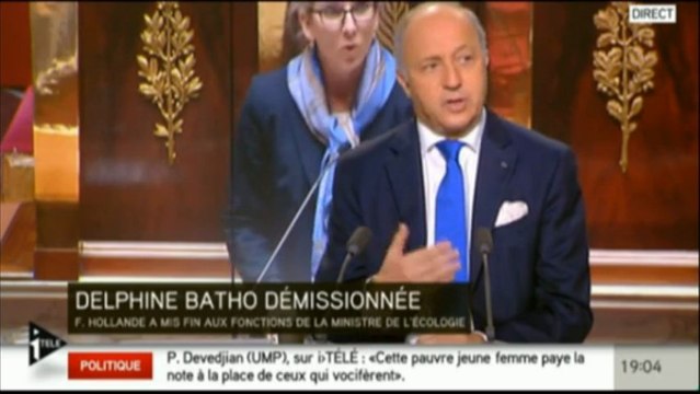 Fabius dénonce le problème de cohérence avec Batho