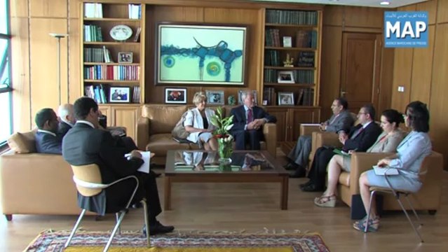 Amrani s'entretient avec le président du groupe d'amitié France-Maroc au Sénat français