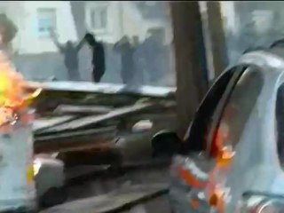 Strasbourg (France) 04/04/2009 Affrontements Black bloc Vs Police  ©  LTL News