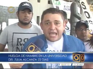 Huelga de hambre en la Universidad del Zulia supera las 528 horas