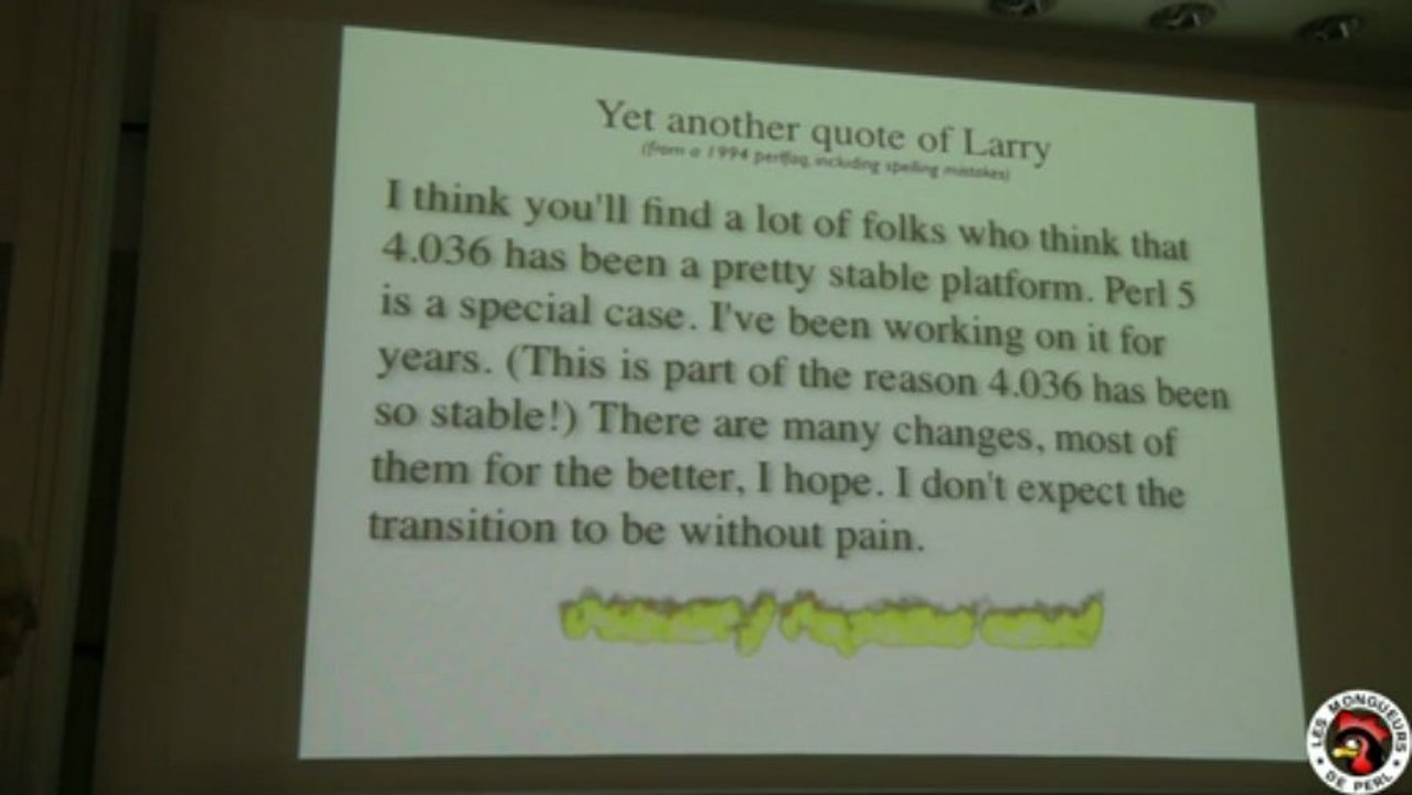 [FPW 2013] (éclair) Is Perl 6 Perl?