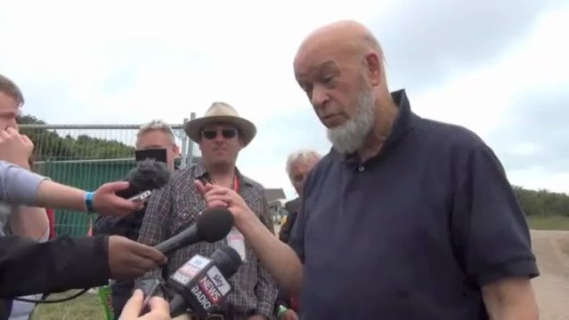 Michael Eavis' press meeting Glastonbury festival 2013