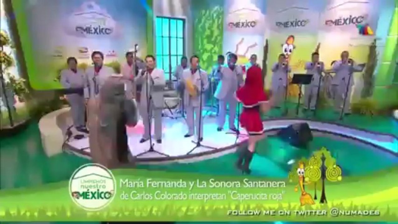 maria fernanda y la sonora santanera - caperucita (2013-5-26 limpiemos nuestro mexico)