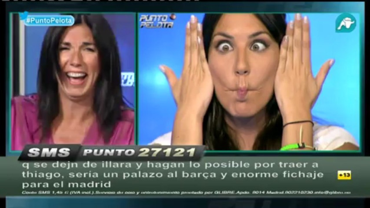 Irene junquera haciendo de pez